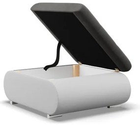 Taburetka FORESTA tmavosivá / biela