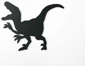 drevko Detská nálepka Zúrivý dinosaurus Rozmer obrazu: 25,5 x 32,5 cm, Farba dekorácie: Čierna