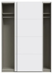 Šatníková skriňa KARO 150x210 cm biela
