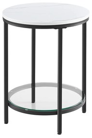 Odkladový stolík Vasagle Chipa čierno-biely