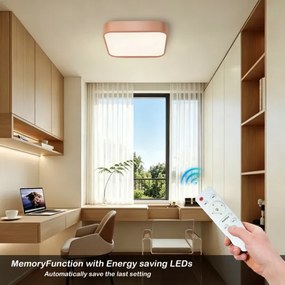 BRILAGI - LED stmievateľné stropné svietidlo POOL SQUARE LED/36W/230V 40x40 cm medená + s diaľkovým ovládaním