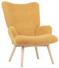 Kreslo MOSS TEDDY BOUCLÉ horčicové ALL 828572