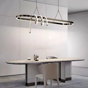 Toolight Toolight, LED stropné osvetlenie 120cm, 32W, 3000K, LHJ040-CP, čierna matná, OSW-50018