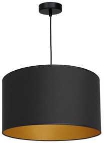 Luster na lanku ARDEN 1xE27/60W/230V pr. 40 cm čierna/zlatá