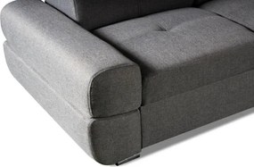 Sedacia súprava Logan, ľavá, sivá (malmo 96)