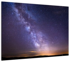 Sklenený obraz - Pohľad do vesmíru (70x50 cm)
