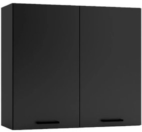 Kuchynská Skrinka Anika W80 grafit/grafit