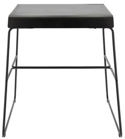 Čierny kovový jedálenský stôl 58x75 cm A-Café – Zone