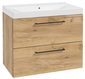 Kúpeľňová zostava Vesper D80 0D2S Zlatý dub