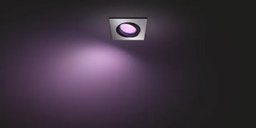 PHILIPS HUE Zápustné bodové LED inteligentné osvetlenie HUE CENTÚRA s funkciou RGB, 1xGU10, 5,7W, teplá biela-st