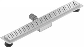 Mexen Flat nerezový sprchový žľab 60 cm vzor M08, 1025060-15