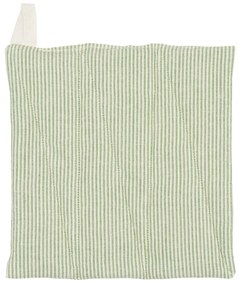 Ib Laursen Bavlnená chňapka Emil / Green Stripes