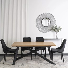 PROXIMA.store - Rustikálny stôl HAMILTON FARBA: hnedá