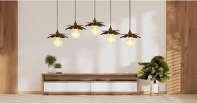 Bohemia-Design - Závesné svietidlo na lankách 1xE27/60W/230V bronzové