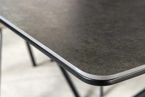 Rozkladací jedálenský stôl Alpine 43845 160/200x90cm Ceramik antracite - Komfort-nábytok