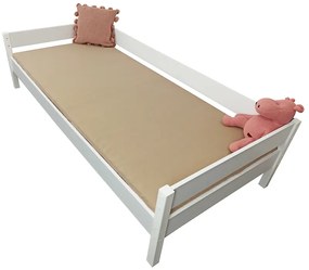 Detská posteľ so zábranou Mix - biela Rozmer: 200x90