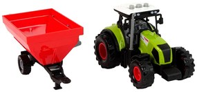 LEAN TOYS Traktor s prívesom na obilie