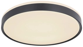 GLOBO Stropné svietidlo LED SONNY s diaľkovým ovládaním, 24 W, stmievateľné, 49 cm, okrúhle, čierne