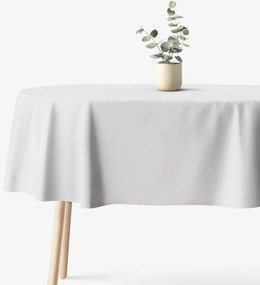 Goldea oválny obrus 100% bavlnené plátno - svetlo sivý 140 x 220 cm