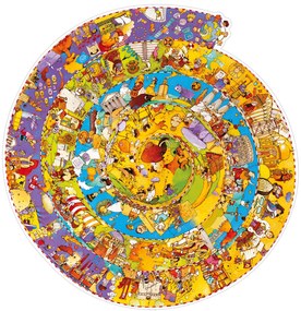 Vyhľadávacie puzzle s plagátom - História - 350 ks