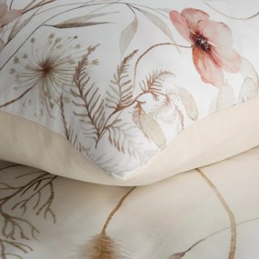 SATÉNOVÉ OBLIEČKY PREMIUM24 160X200 CM, 2 KS 70X80 CM LVETY