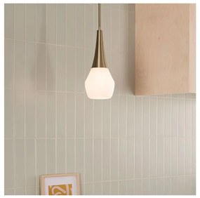 Kichler KL-DEELA-P-CPZ - Luster na tyči DEELA 1xE27/60W/230V pr. 17,8 cm mosadz