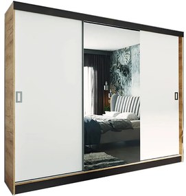 Skriňa Retro 200 1L craft / Dvierka biely