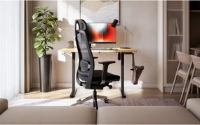 Elektrický výškovo nastaviteľný stôl Mark Adler Leader 6.9 Dub Craft / čierny