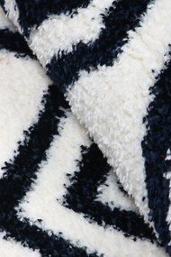Koberec Boho 638 CREAM/NAVY BLUE rozmery koberec: 60x100 cm