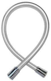 Mereo, Sprchová hadica dvojzámková 55 cm, prepojovacia, šedo-strieborná, MER-CB111KS