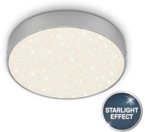 Briloner 7073-414 -LED Stropné svietidlo STAR SKY LED/16W/230V pr. 21 cm strieborná