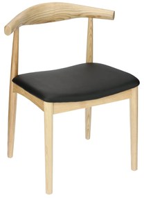 D2.DESIGN Drevená stolička Codo prírodná