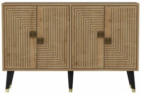 Skrinka Ahart Sapphire Oak and Gold