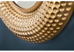 Zrkadlo 40396 Ø60cm Orient gold aluminium  - Komfort-nábytok