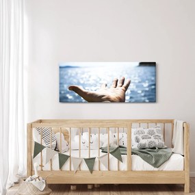 Obraz otvorenej dlane (120x50 cm)