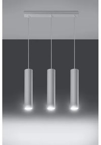 Sollux SL.0325 - Luster na lanku LAGOS 3 3xGU10/10W/230V biela