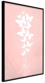 Artgeist Plagát - Fly High! [Poster] Veľkosť: 20x30, Verzia: Čierny rám