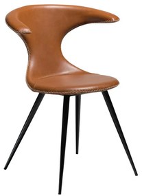 Hnedá koženková stolička DAN-FORM Denmark Flair