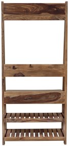 furniture-nabytek.cz - Masívny drevený vešiak s botníkom 80x175x40