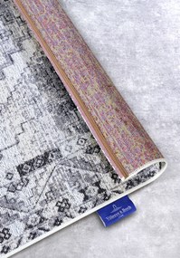 Villeroy & Boch, Kusový koberec Villeroy & Boch 106063 Cream, Grey – na von aj na doma, 160x235, šedá, chodba / predsieň