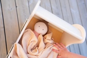 Jabadabado Astrid – bábika z organickej bavlny, 30 cm, darčeková krabička