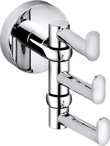 Bemeta Design OMEGA: Vešiak, s 3 háčikmi, otočný - 104106072