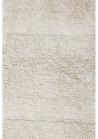 Krémový prateľný ručne tkaný bavlnený koberec 90x130 cm Bloom Natural – Lorena Canals