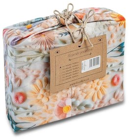 Kvalitex Bavlnené obliečky 5D 140x200 + 70x90 cm – Poľné kvety
