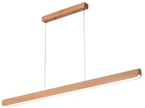 LED Luster na lanku LED/22W/230V 4000K 120 cm buk/masív