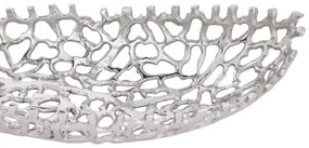 Eglo 427086 - SADA 2x Dekoračný podnos KIMITSU 44/61 cm strieborná