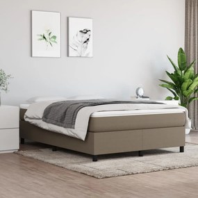 Rám na boxspring posteľ sivohnedý 140x200 cm látka