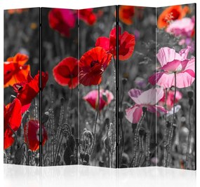 Artgeist Paraván - Red Poppies II [Room Dividers]