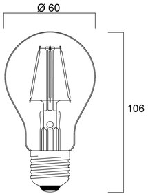 Sylvania ToLEDo retro LED E27 4,1 W červená