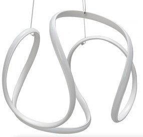 Elegantné moderné LED stropné svietidlo s diaľkovým ovládaním čierna